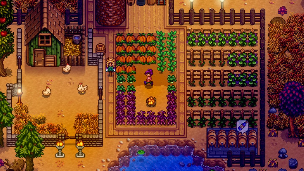 Stardew Valley at Night