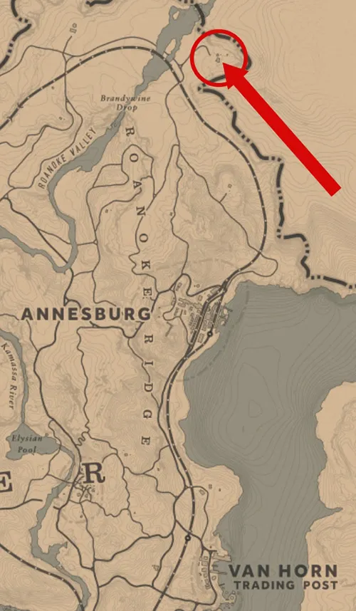 Map of Van Horn