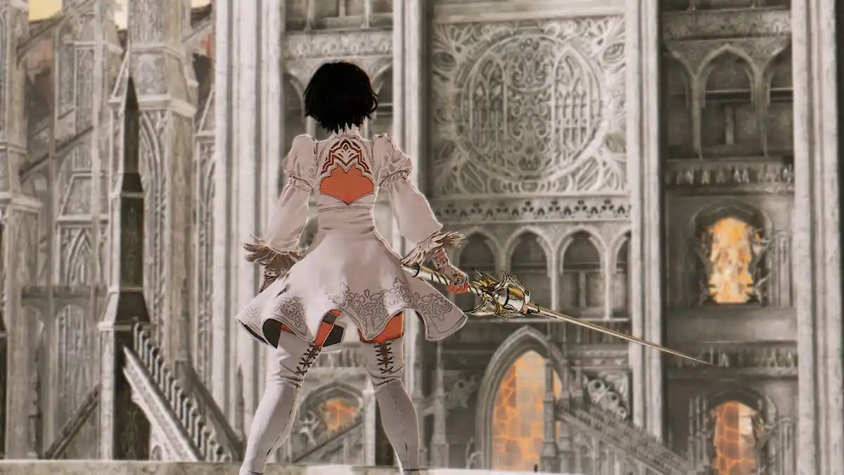 Colorable 2B Outfit mod for Code Vein