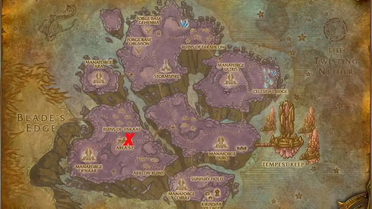 Burning Crusade Vendor Location