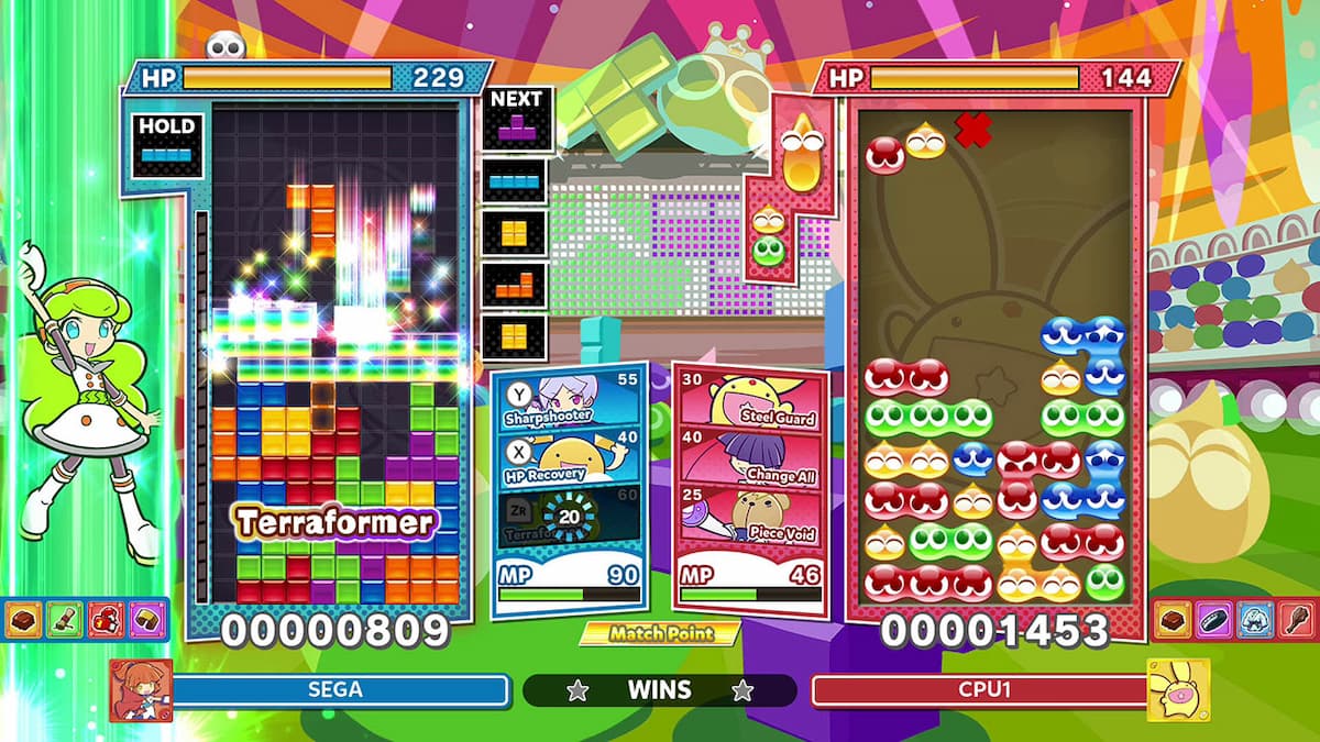 Puyo Puyo Tetris 2 Switch puzzle game