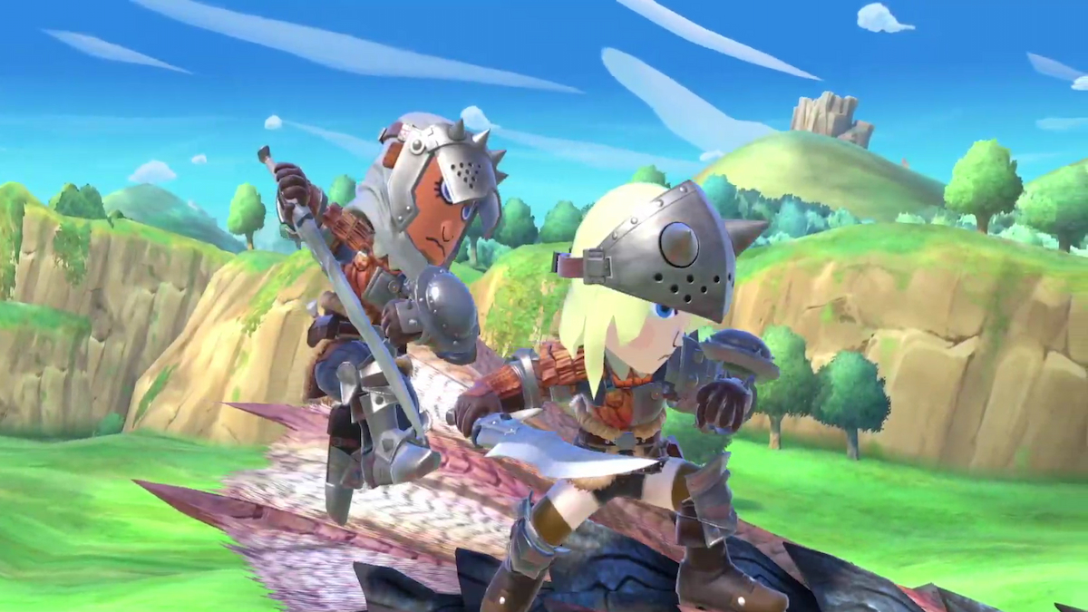 Super Smash Bros. Ultimate Monster Hunter Mii Fighter Costumes