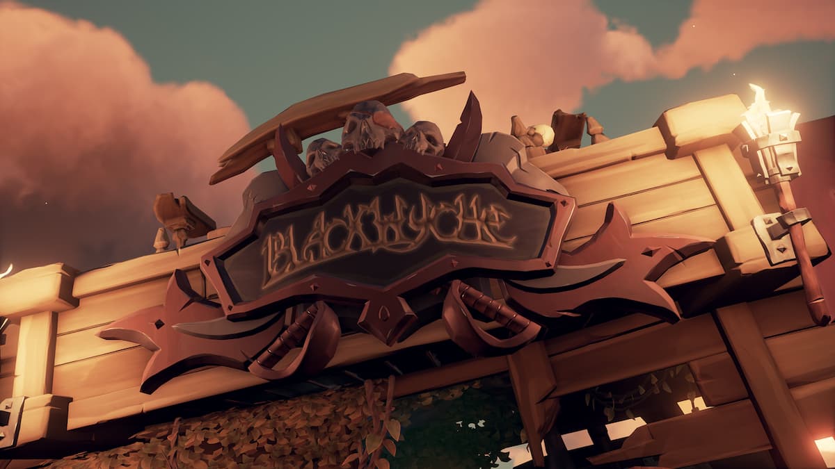 Sea of Thieves crest of the Blackwyche riddle