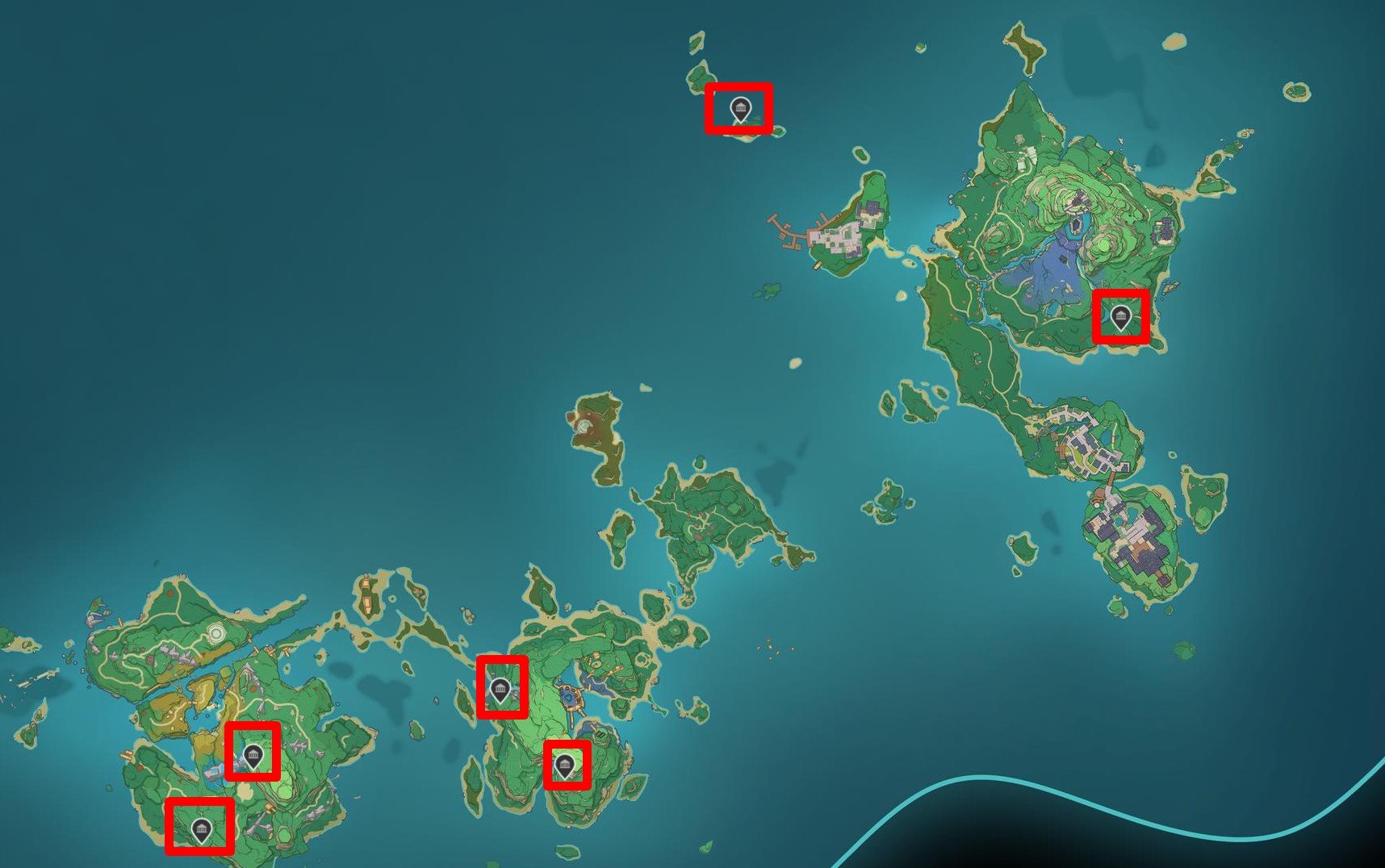 All Inazuma Shrine of Depths locations in Genshin Impact