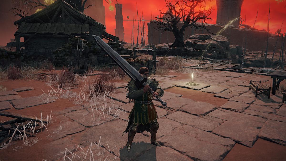 Screenshot of the Greatsword from Elden Ring