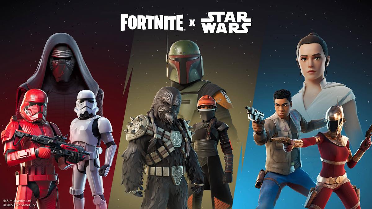 Star Wars x Fortnite promo art