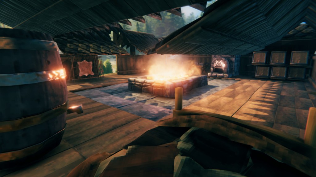 The Inner Courtyard in Valheim Interior