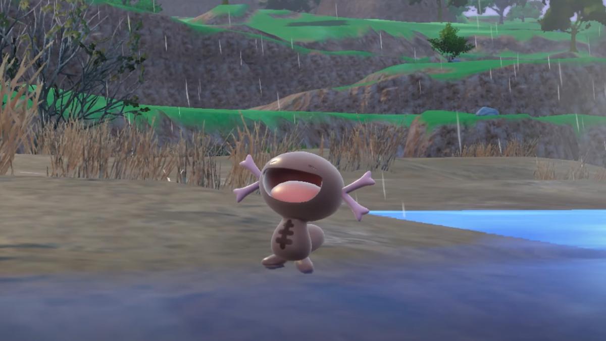 Paldean Wooper in Pokemon Scarlet and Violet