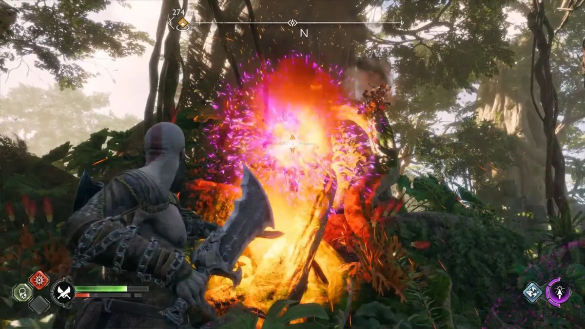 the "Mother Plant" in God of War Ragnarok