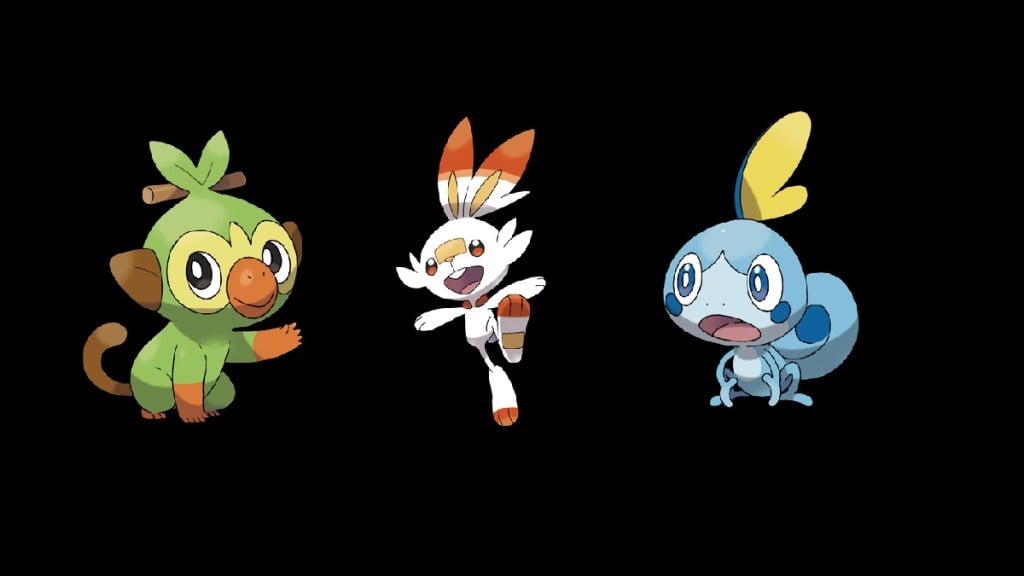 Pokémon Sword and Shield starters