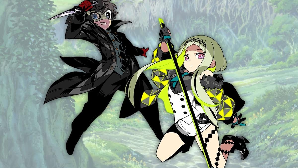 Joker and Ringo skins in Etrian Odyssey Origins DLC