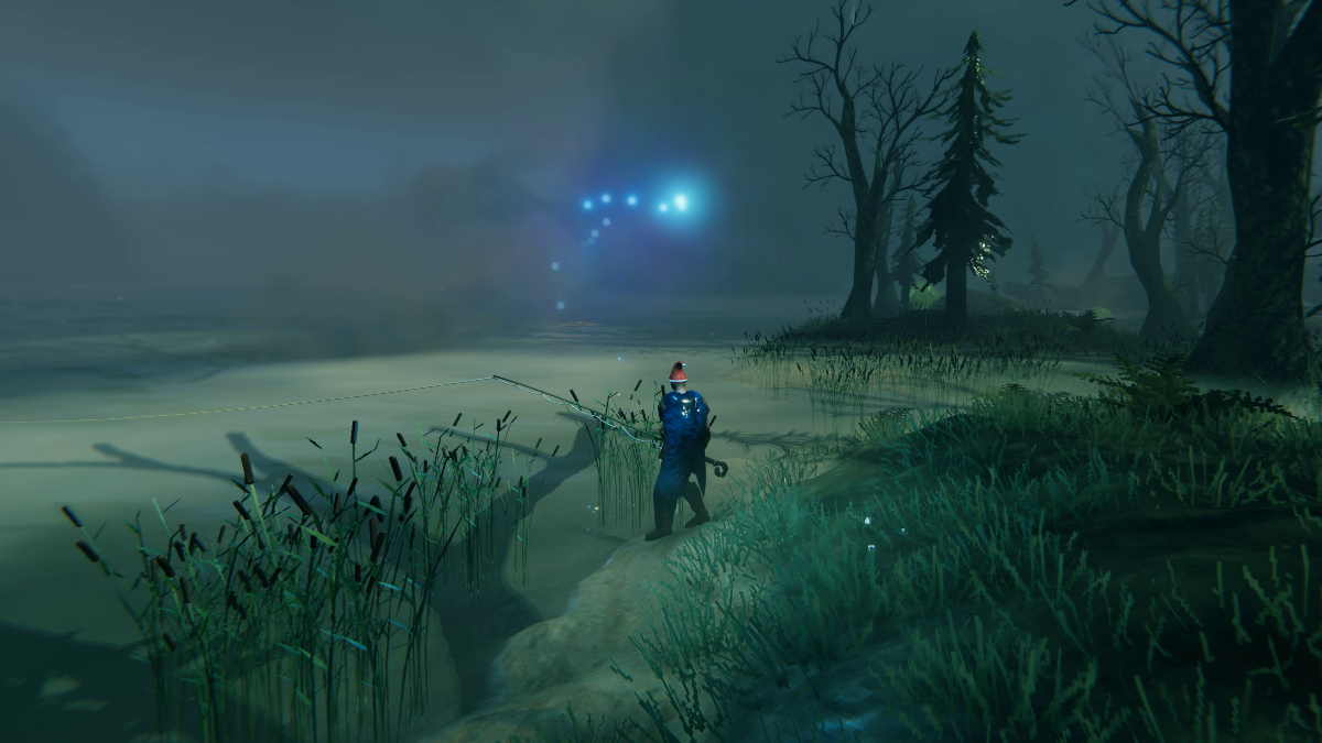 Fishing in the Swamp in Valheim