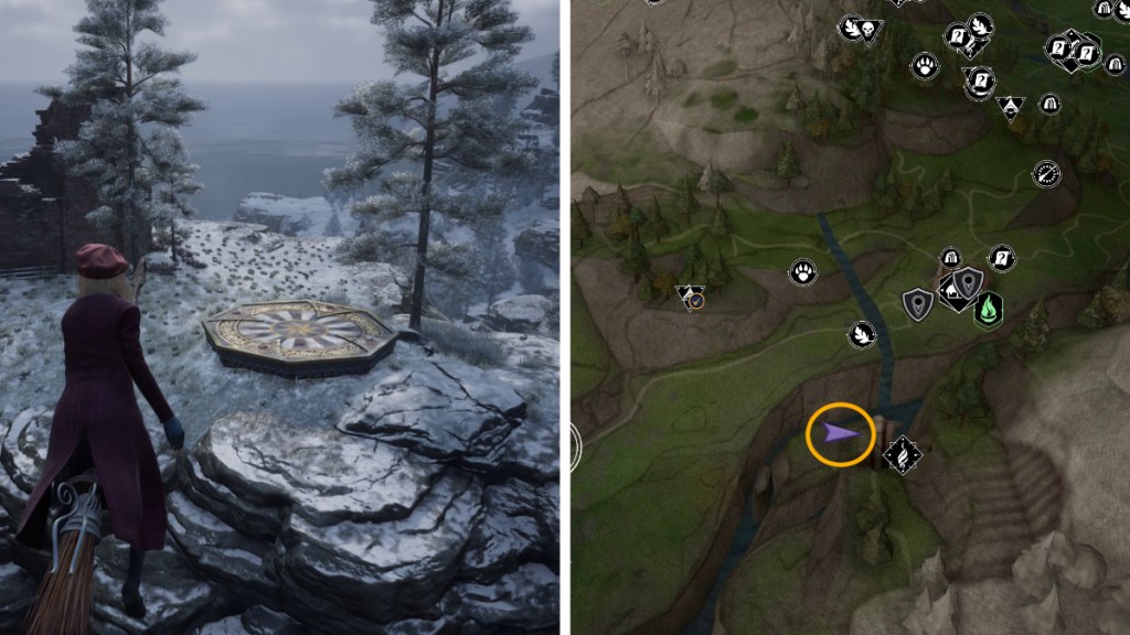 Irondale Landing Platform Map Location in Hogwarts Legacy