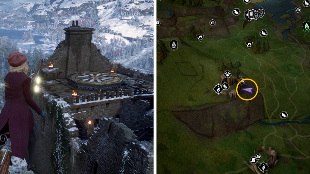 Keenbridge Landing Platform Map Location in Hogwarts Legacy