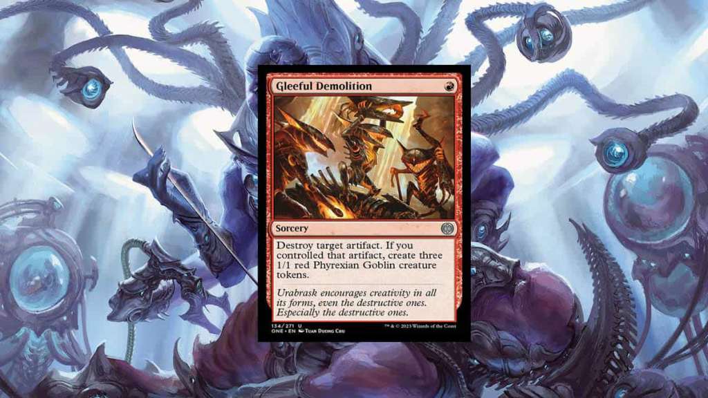 Gleeful Demolition Magic the Gathering card