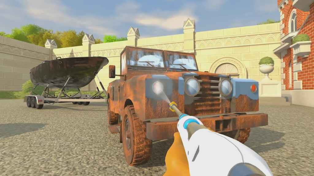 Jeep and Motorboat in PowerWash Simulator Tomb Raider