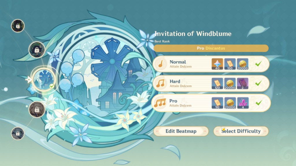 Ballads of Breeze Rewards in Genshin Impact Windblume’s Breath