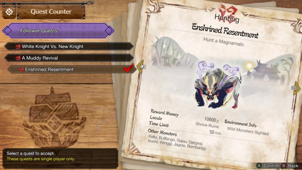 Prerequisite Quest in Monster Hunter Rise Sunbreak to Unlock the Royal Order's Bludgeon Recipe