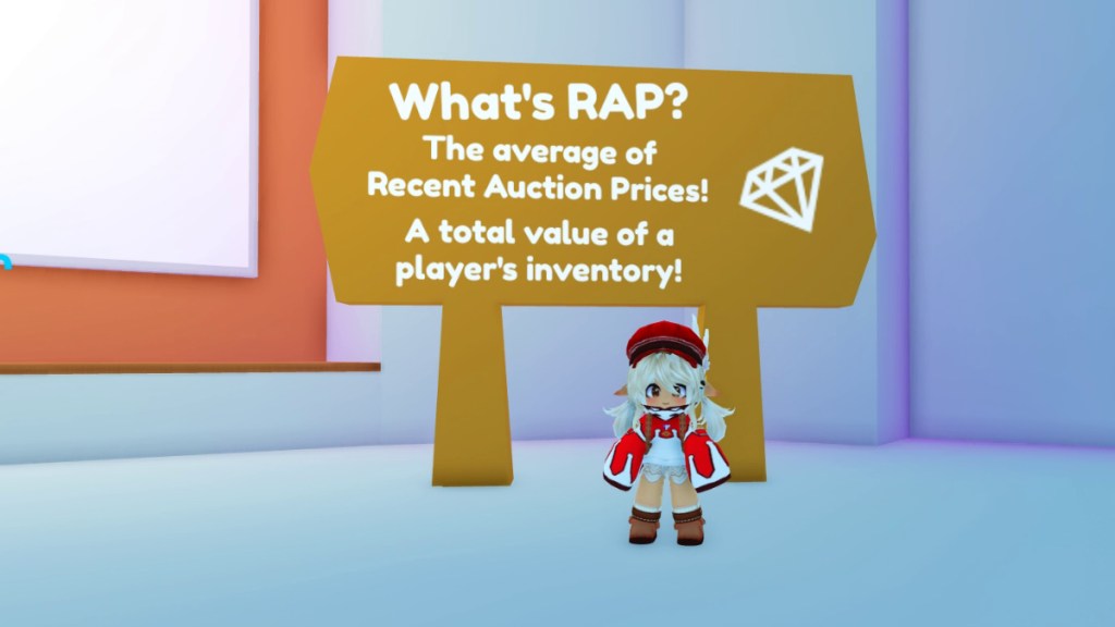 RAP sign in Roblox Pet Simulator X