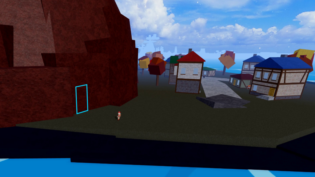 Secret Entrance to Living Skeleton Shop for the Soul Cane in Blox Fruits