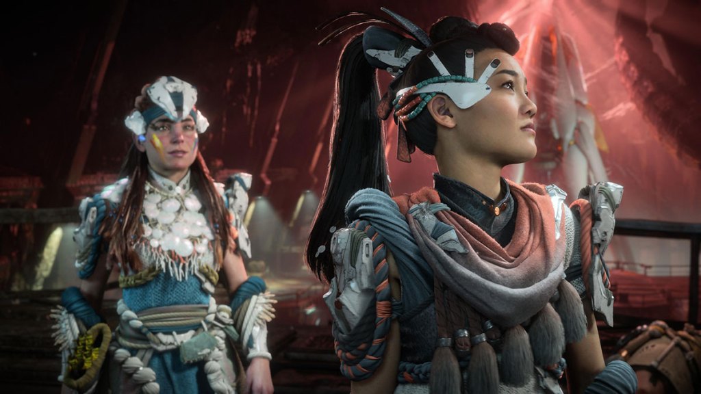 aloy-telling-seyka-about-nemesis-in-horizon-forbidden-west-buring-shores-dlc-the-stars-in-their-eyes