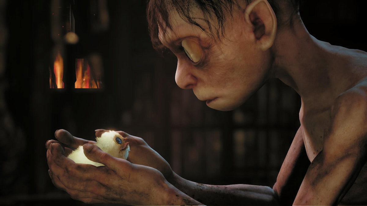 Gollum with a bird