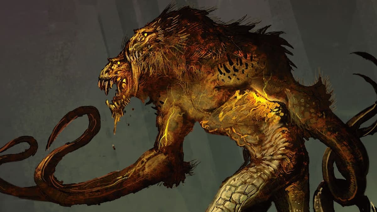 Demogorgon in official D&D art