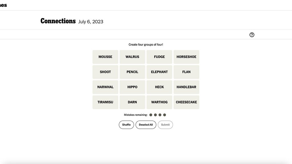 connections-game-screen