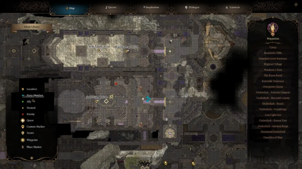 Silent Library Location in Baldur's Gate 3