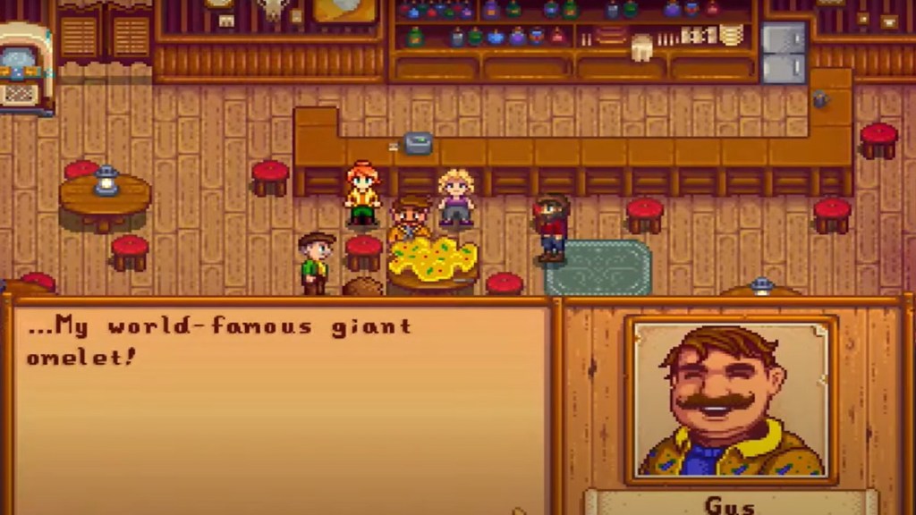 Gus Famous Omelet Stardew