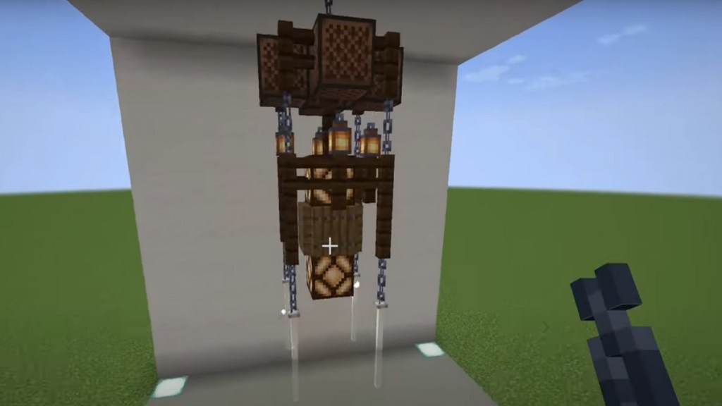 Simple Wooden Chandelier