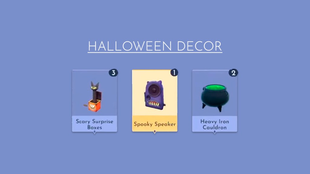 Halloween furniture DDV