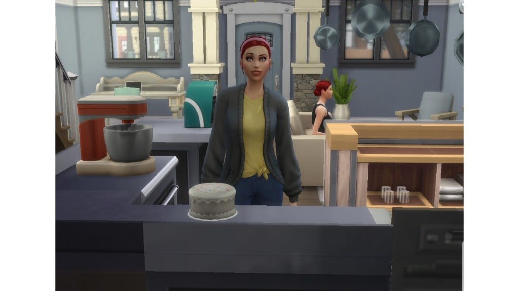 White Cake Sims 4