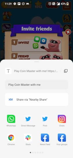 Coin Master Friends Invitation Link