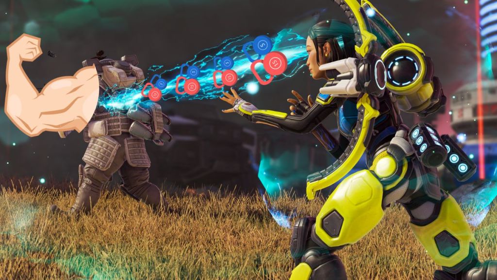 conduit buffing player in apex legends