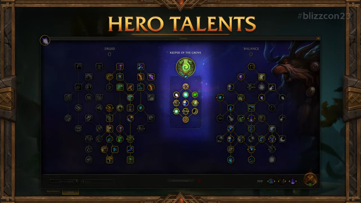 BlizzCon 2023 WoW Hero Talents