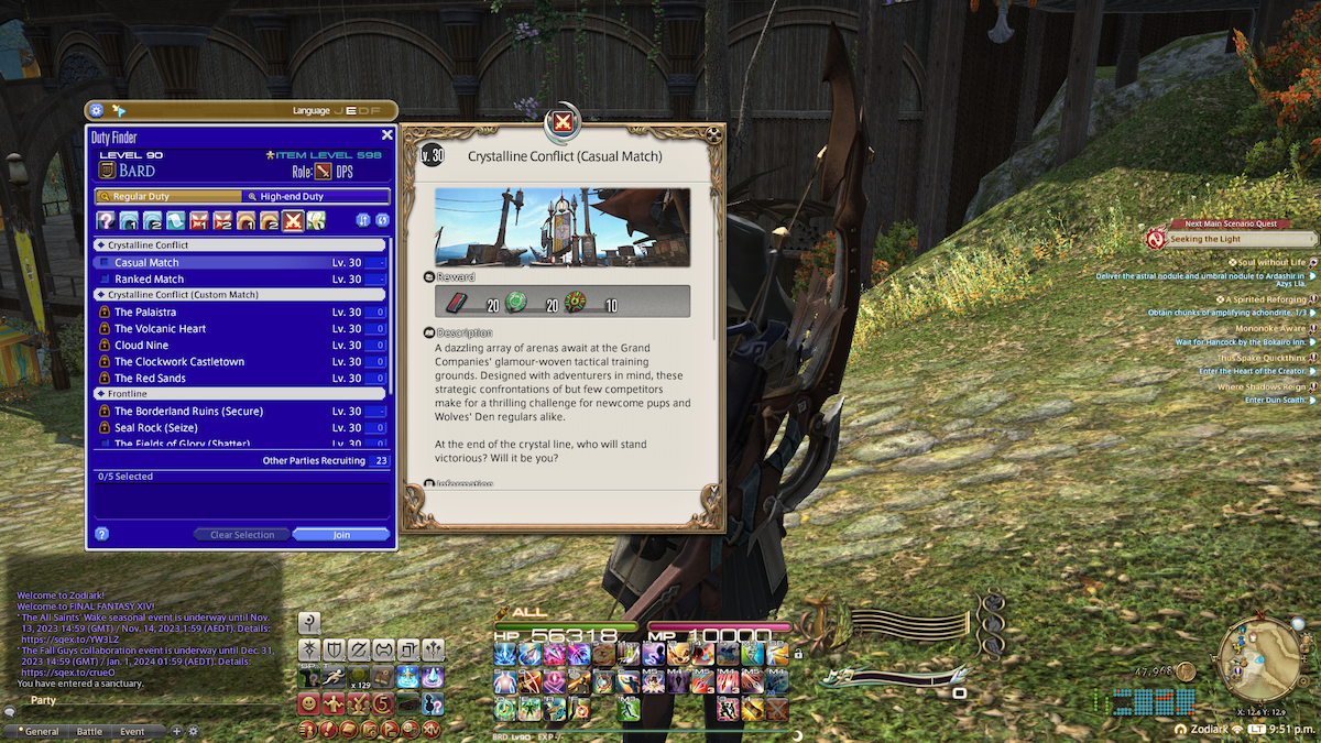 Final_Fantasy_XIV_PvP_Menu