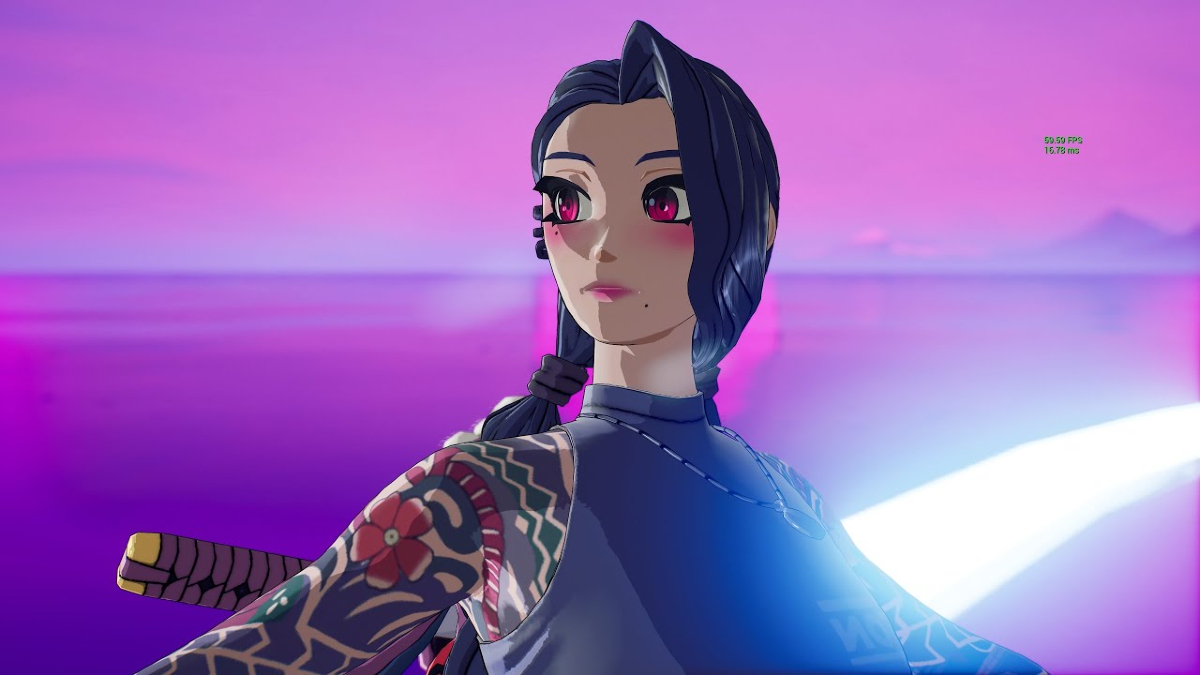 Fortnite Megumi cool shot