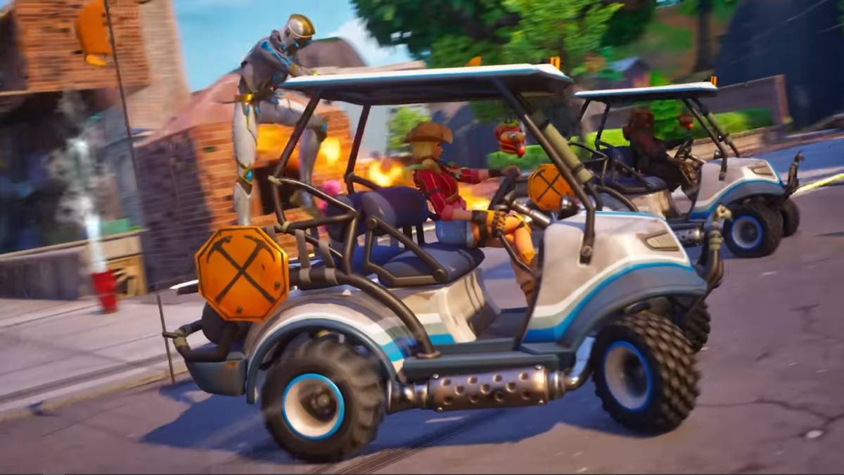 Fortnite OG Season golf cart