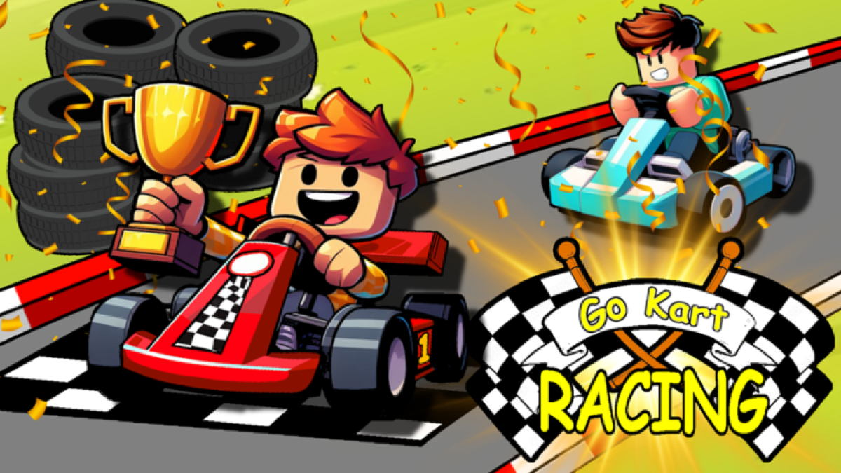 Go-Kart Race Clicker Splash Menu Screen