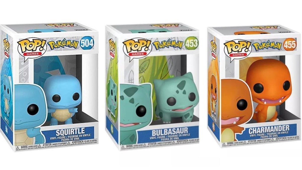 Pokemon Starters Funko Pops