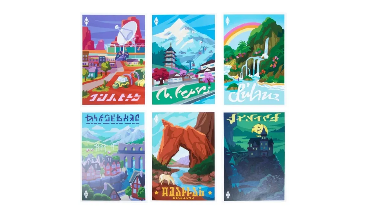 The Sims World Travels Postcards