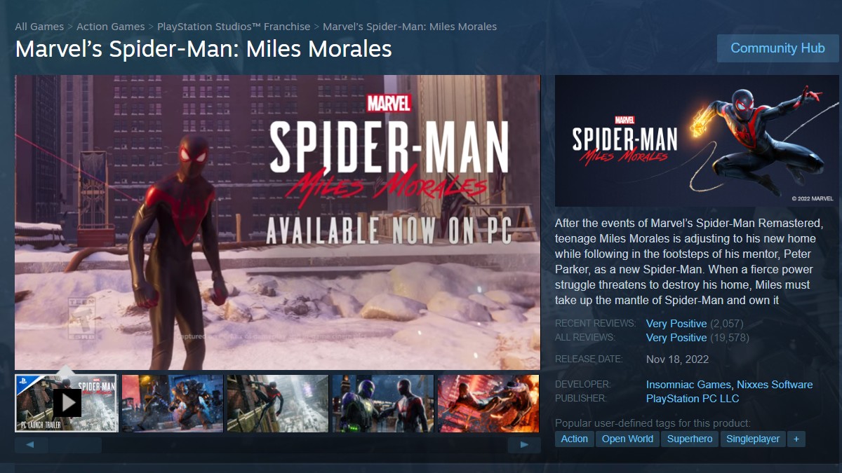 Spider-man video game