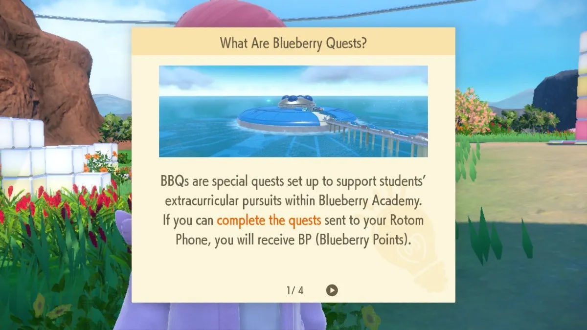 Blueberry Quests Explainer Indigo Disk