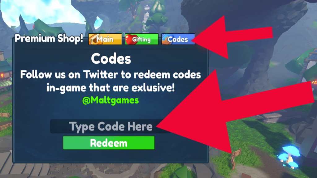 How to redeem codes in Elemental Dungeons