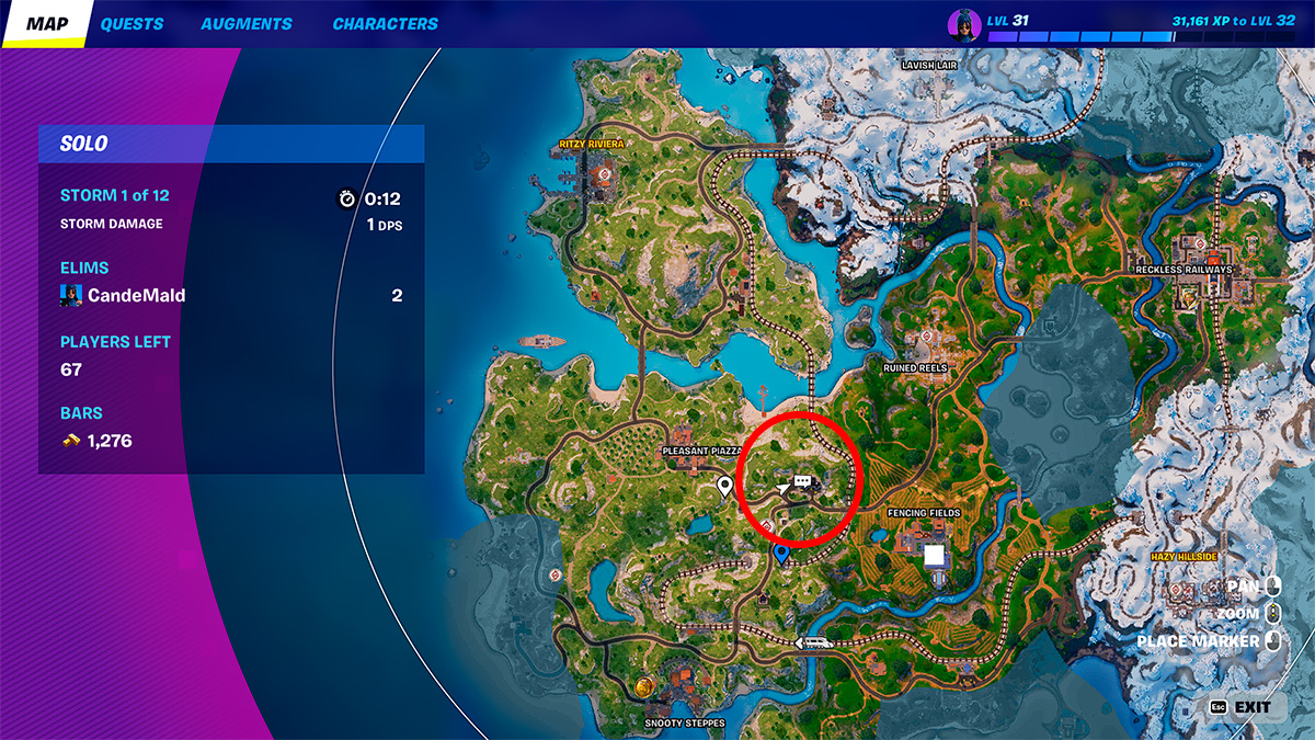 Snowball Launcher Location Fortnite Winterfest 2023