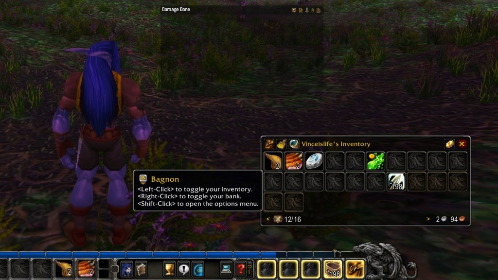 WoW Classic addon bagnon