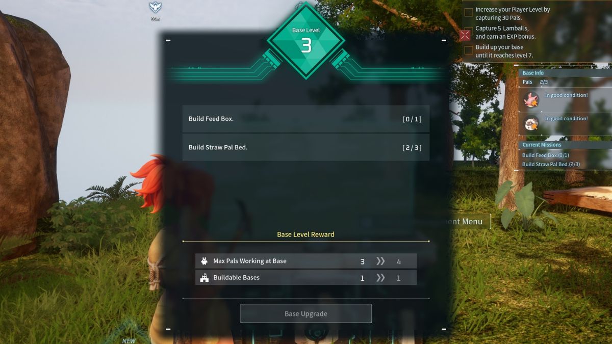 Palworld Base Level 4 Missions and Rewards