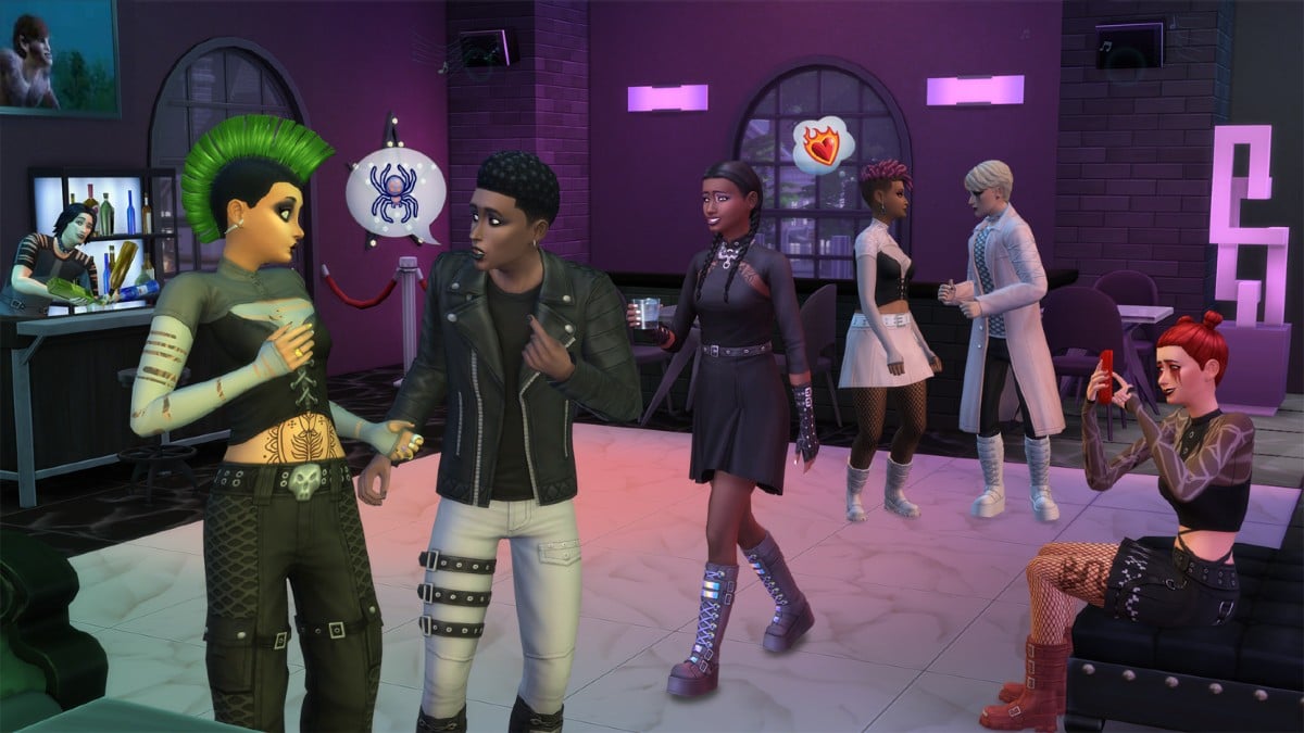 Sims 4 Goth Galore Kit Preview