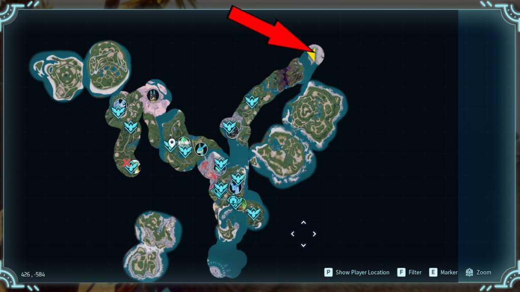 Where to find Suzaku location in Palworld